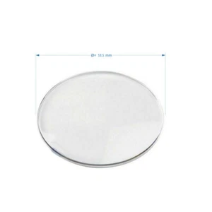 Crystal Cover Lid for Dial Indicator Thickness Gage 53.5mm Dia Curved Crystal - Picture 1 of 8