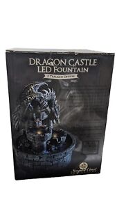 Newport Coast Collection Medieval Artistry Dragon Castle LED Fountain Tealight