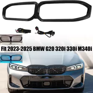 For 2023-2025 BMW 3 Series G20 320i 330i M340i Front Bumper Grille W/LED Lights - Picture 1 of 22