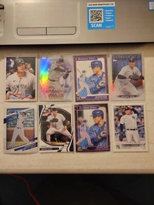 LOTE DE 8 TARJETAS ANTHONY RIZZO NEW YORK YANKEES CHICAGO CUBS - Imagen 1 de 1