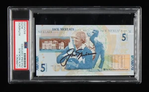 Jack Nicklaus Signed 5 Pound Bill (PSA) - Bild 1 von 2
