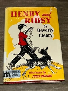 HENRY AND RIBSY Beverly Cleary HC Children's Fiction Book 1954 Ramona Series 1st - Picture 1 of 24