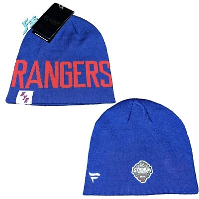 Fanatics New York Rangers 2024 NHL Stadium Series Knit Hat - Blue - Image 1 of 3