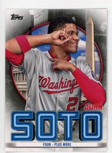2021 Topps #JSH-5 JUAN SOTO Rare HIGHLIGHTS INSERT CARD Washington Nationals