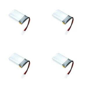 Hubsan X4 H107D 360mAh37v Battery 3.7v 360mah 25c LiPo 4 Pack - Picture 1 of 2