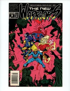 New Warriors #34 1993 Marvel Comics VF Newsstand Comic Book - Picture 1 of 6