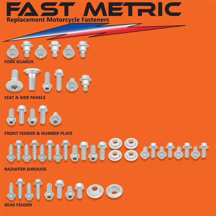 Kits de pernos de plástico y carrocería KTM 350 XCF-W 2017-2018 - CADA sujetador necesita - GARANTIZADO Foto 1 de 1