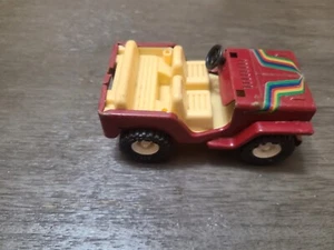 Vintage Buddy L Red Metal / Plastic Jeep Vehicle Car Toy - Picture 1 of 7
