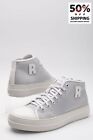 RRP€280 RUCOLINE Sneakers US11 UK10 EU44 Contrast Leather Logo High Top