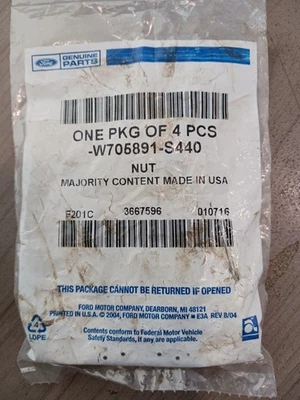 Lincoln 07-12 MKZ Motor Transmisión-Tuerca Montaje Delantero W705891S440 Juego De 4 Foto 1 de 2