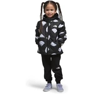 NWT THE NORTH FACE Boys Reversible Mount Chimbo Full Zip Hooded Jacket,Black-2 - Picture 1 of 4