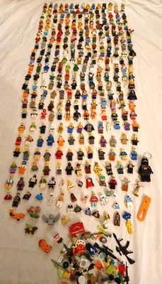 Huge Lego Minifigure Lot From Multiple Themes + Misc Parts Pieces & Accessories - Image 1 of 4