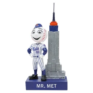 New York Mets Mr Met Empire State Building Bobblehead SGA 4/19/25 NIB - Picture 1 of 8