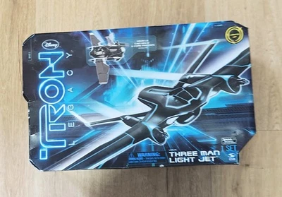 Tron Legacy Three Man Light Jet Sin usar, en caja sellada 2010 Spin Master Disney Foto 1 de 2