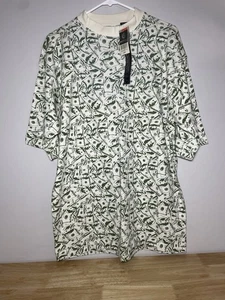Brandneu mit Etikett RoadBlock Ben Franklin 100 Dollar Schein $100 Allover Muster T-Shirt Herren M - Bild 1 von 22