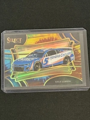 2024 Panini Select - Pit Road Kyle Larson #106 Tie-Dye Prizm 03/25 - Image 1 of 2