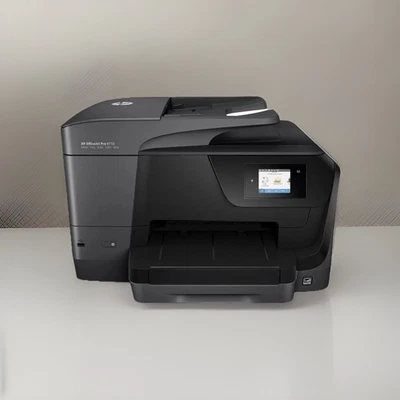 HP Officejet Pro 8715 All-In-One Wireless Printer - Black -Tested - Image 1 of 4