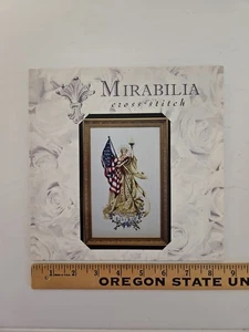 Mirabilia DIE DAME DER FLAGGE gezähltes Kreuzstichmuster von Nora Corbett Rarität - Bild 1 von 4