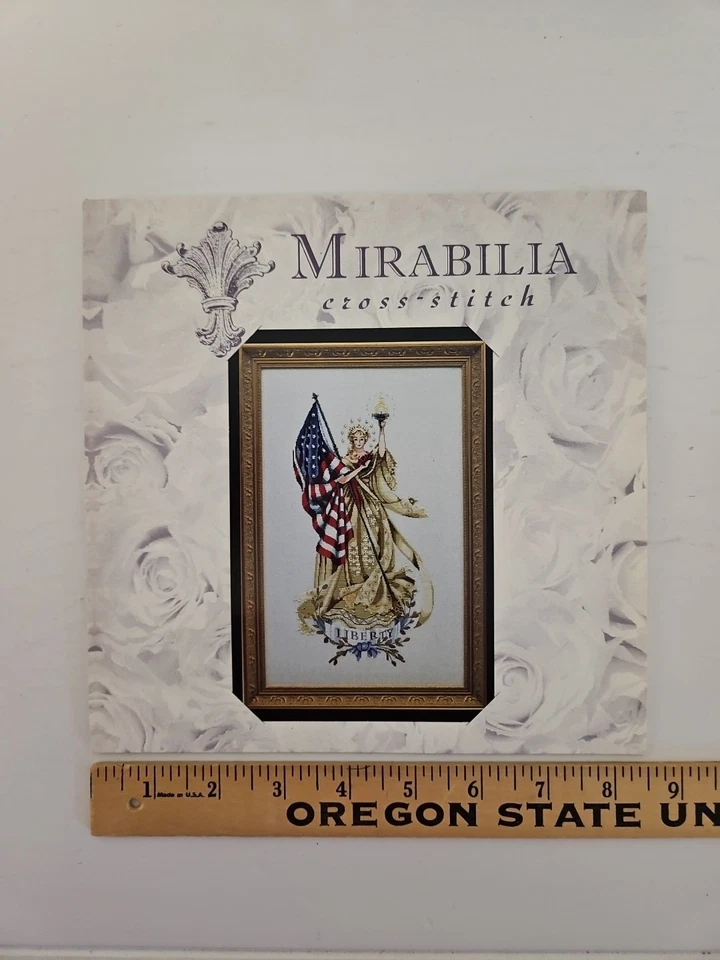 Mirabilia THE LADY OF THE FLAG Counted Cross Stitch Pattern by Nora Corbett HTF - Image 1 of 4