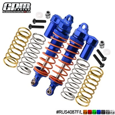 GPM Alloy Front Adjust L-Shape Piggy Back Shocks TRAXXAS 1/10 Rustler Ford ST - Image 1 of 4