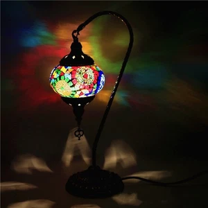Mosaik Tischlampe Mosaiklampe Orientalische Lampe E27für Wohnzimmer Schlafzimmer - Bild 1 von 11