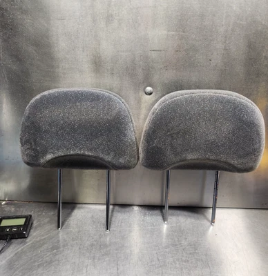 2001-2004 Hyundai Santa Fe Front Seat Left LH & Right RH Headrest Cloth Gray OEM - Image 1 of 4