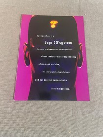 Sega CD System Promo 8 Page Print Advertisement Ad 1993