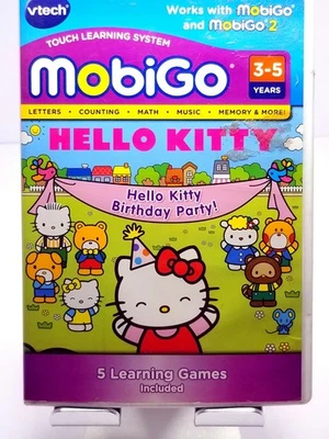Hello Kitty MobiGo Cartridge New Factory Sealed - Hello Kitty Birthday Party! - Image 1 of 4