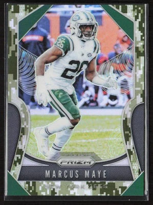2019 Panini Prizm Camo #/25 Marcus Maye #33 New York Jets - Image 1 of 2