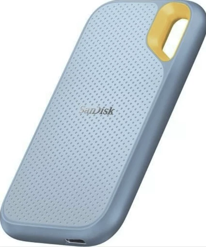 SanDisk Extreme Portable 4TB, USB 3.2 Externe SSD - Himmelblau (SDSSDE61-4T00-G25B)