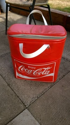 vintage 70's Coca-Cola cooler chiller freezer bag - Image 1 of 4