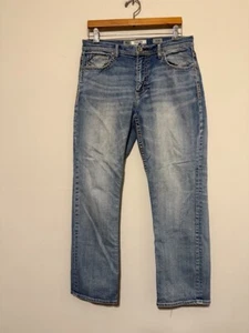🔥 BKE Tyler Straight Jeans Herren 32x30 Blau 🔥 Acid Wash - Bild 1 von 10