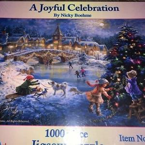 A JOYFUL CELEBRATION BY Nicky Boehme 1000 Piece Jigsaw Puzzle #19276 NEW Sealed - Picture 1 of 6