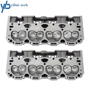 Pair Complete Cylinder Head For 1996-2002 GMC Chevrolet Cadillac 5.7L OHV VORTEC - Picture 1 of 12