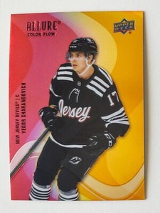 YEGOR SHARANGOVICH 2022-23 Upper Deck Allure Color Flow Red-Orange #SF-3 Devils