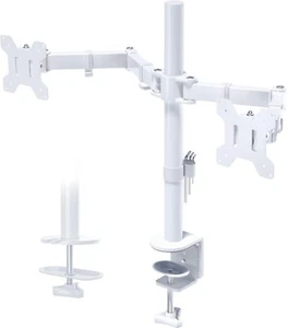 BONTEC Monitor Halterung 2 Monitore Für 13-27 Zoll Flach & Curved Bildschirm, Mo - Bild 1 von 8
