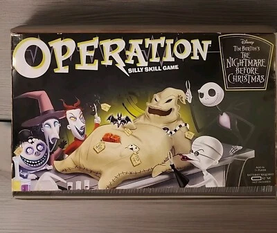 USAopoly Operation Tim Burton’s Pesadilla Antes de Navidad Juego de Mesa Disney Foto 1 de 4
