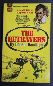 MATT HELM #10 THE BETRAYERS by DONALD HAMILTON GM VGF+ REPRINT UNREAD! - Picture 1 of 3