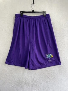 Vintage Reebok Charlotte Hornets Purple Basketball Shorts Men Size 2XL NBA - Picture 1 of 4
