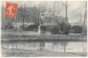 CASTRES 81 Le jardin Frascaly CPA écrite à Mr Pierre Viguier de Maraussan 1907 - Picture 1 of 2