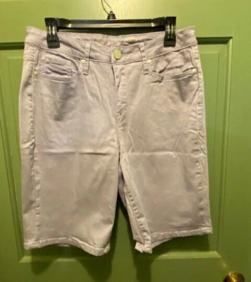 Pantalones cortos de mezclilla Seven7 para mujer talla 10 bermudas al atardecer púrpura lavanda Foto 1 de 4