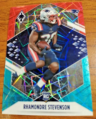 2021 Phoenix Laser & Ice Rhamondre Stevenson rookie 3/50 New England Patriots - Image 1 of 3