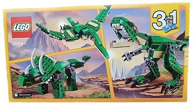 LEGO Creator Poderoso Dinosaurio Juguete 31058 3 en 1 T-Rex Triceratops Juguete Pterodáctilo Foto 1 de 4