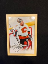 Miikka Kiprusoff  2005-06 UD Bee Hive Oversize 5x7 Card #249 - Calgary Flames
