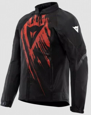 Chaqueta De Moto Dainese HEROSPHERE Air Tex Roja Tarmac Primavera Verano - Imagen 1 de 2