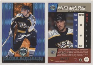 1998-99 Pacific Dynagon Ice Blue /67 Patric Kjellberg #103