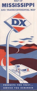 1961 DX Road Map: Mississippi NOS - Bild 1 von 1