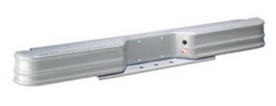 Westin Fey Diamondstep Rear Bumper Silver Steel 67-97 Fits GMC Dodge Ford Chevy - Image 1 of 4