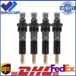 4Pcs Fuel Injector J919331 For Case-IH Skid Steer 1840 1845C Backhoe 580 Super - Picture 1 of 8