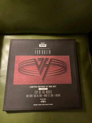 VAN HALEN Top Of The World Limited Edition 12” Vinyl Box VG+ NO Badge, Sticker - Image 1 of 3